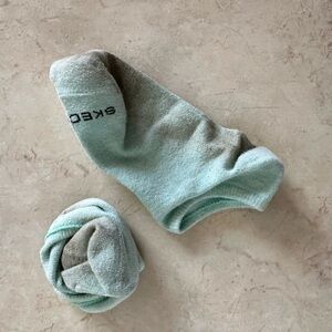Baby blue ankle socks